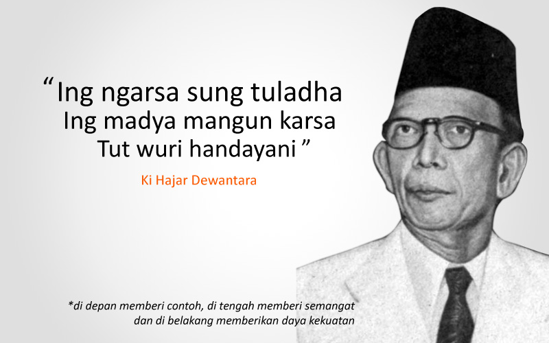 tiga semboyan pendidikan Ki Hajar Dewantara (dok/anonim)