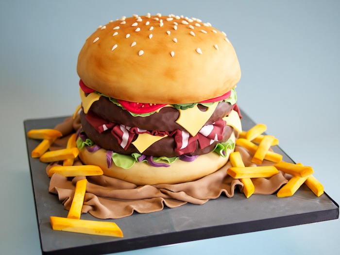 gambar kue ulang tahun burger Kue ualgn tahun Burger