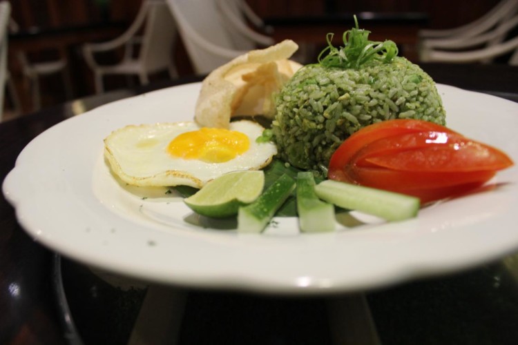 Nasi Goreng Pandan Hijau Nasi Goreng Pandan Hijau