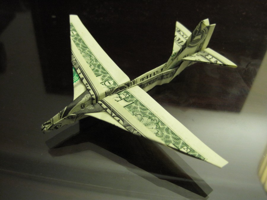 13 Seni Origami Menakjubkan dari Uang Kertas
