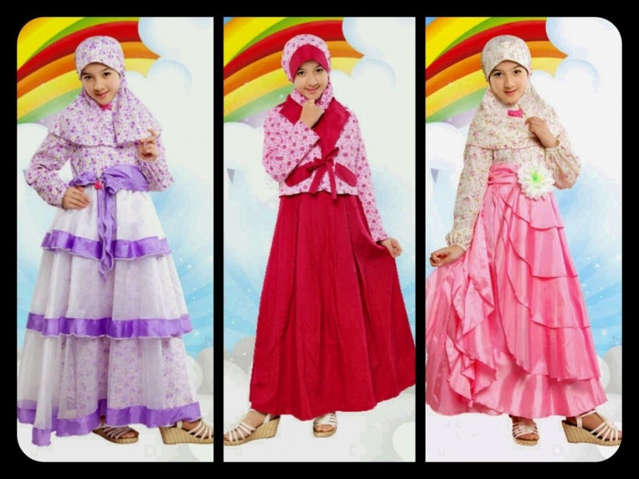 6 Contoh Model Baju Muslim Anak Perempuan Terbaru